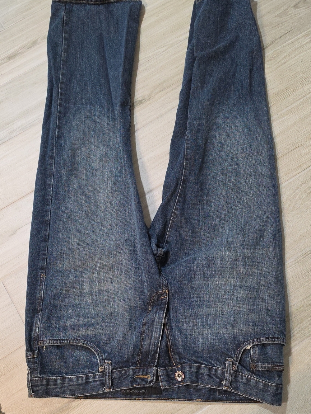 Calvin Klein Jeans Men's Blue Bootcut Denim
